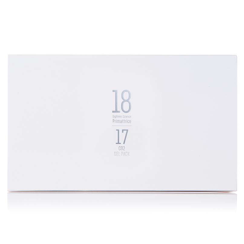 17 Co2 Gel Pack 20P｜Eighteen Science Primattrice　高濃度炭酸ジェルパック　エイティーンサイエンス プリマトリーチェ